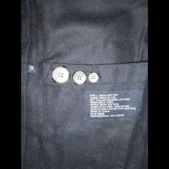 Jos A Bank trench coat size 40s - Picture 10 of 13